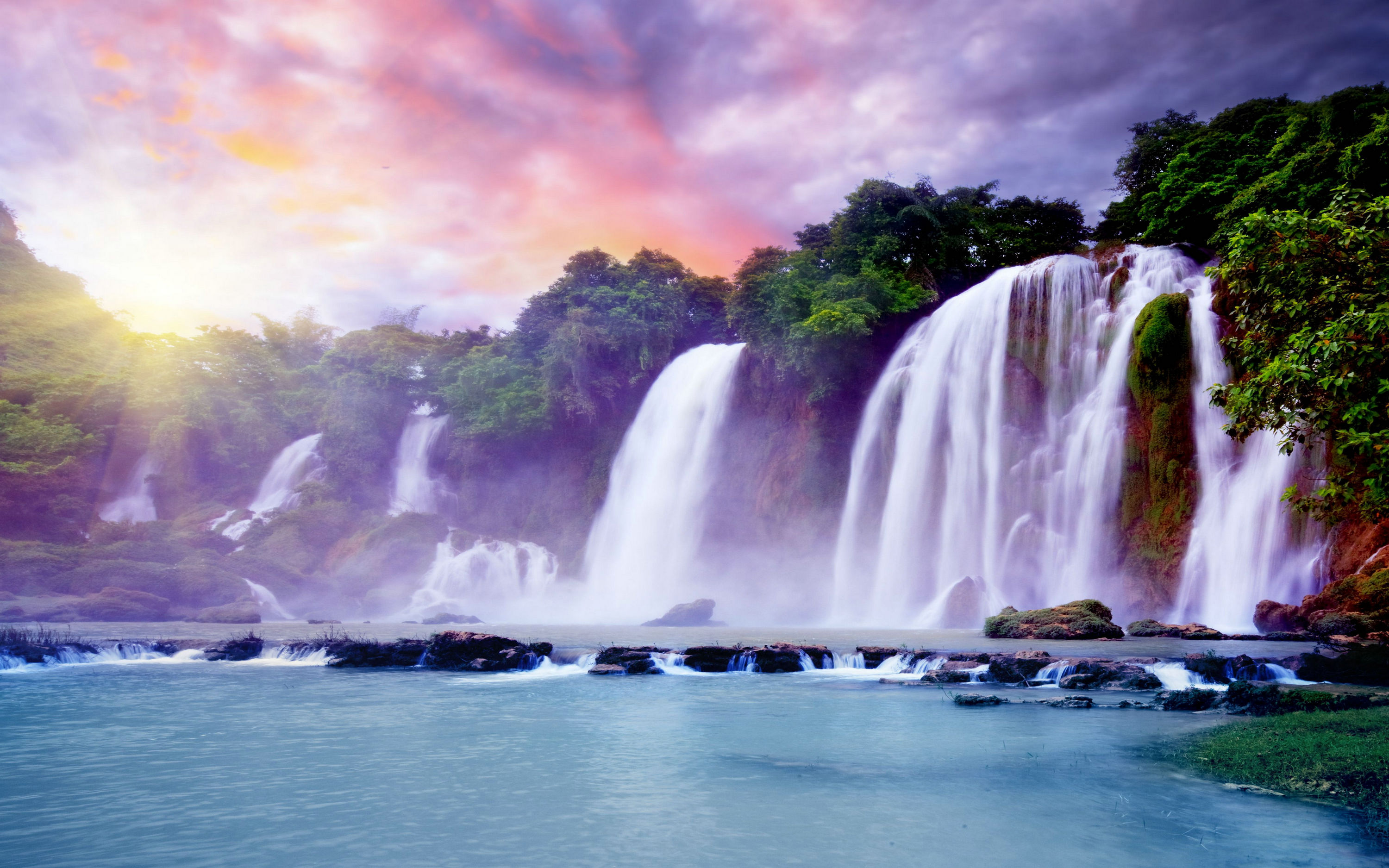 Fonds D cran Cascades D eau MaximumWallHD